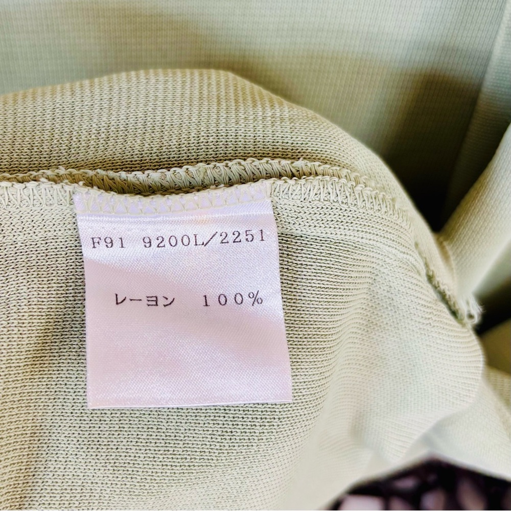 CELINE Paris Mint Viscose Cardigan Size 40 – Made in Italy – Minimalist Luxury - Picture 8 of 10